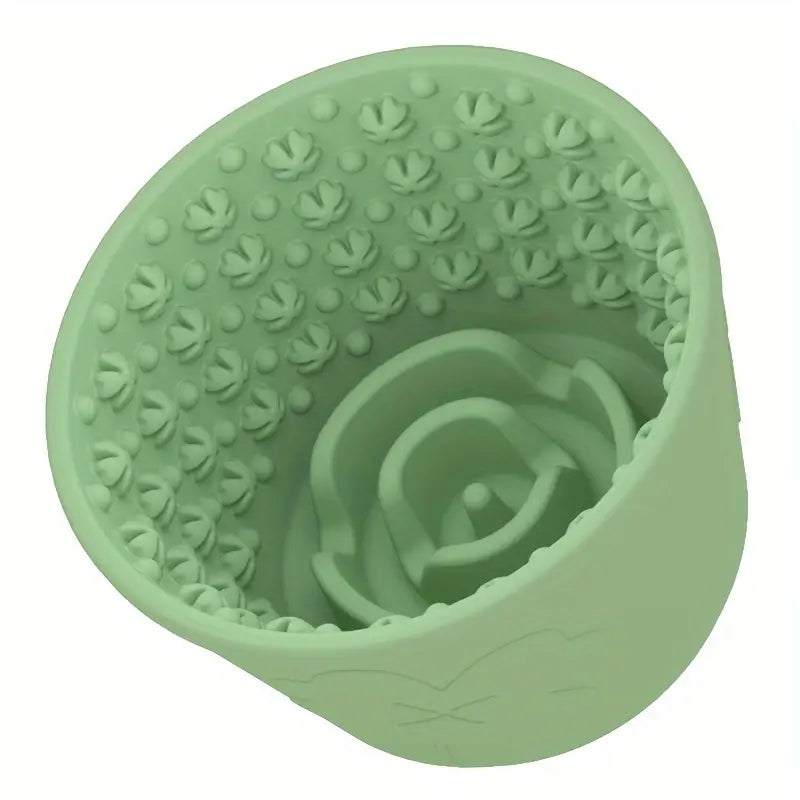 Dog Silicone Slow Feeder Lick Bowl