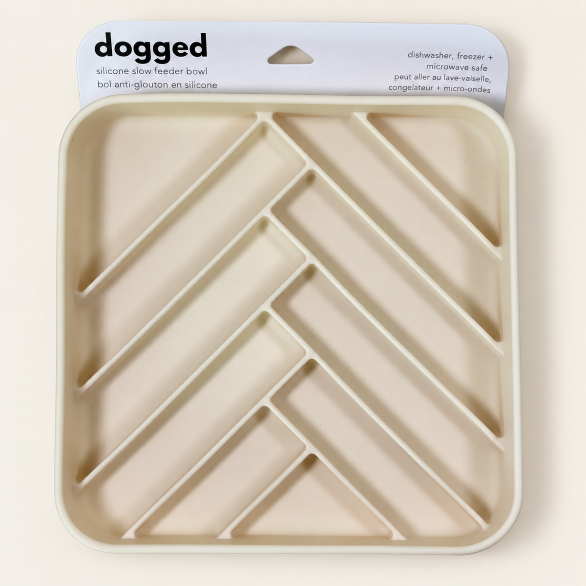 Chevron Slow Feeder Bowl