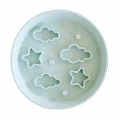 Pet Pawcuterie Board | Emery Pets Star + Cloud Slow Feeder Bowl