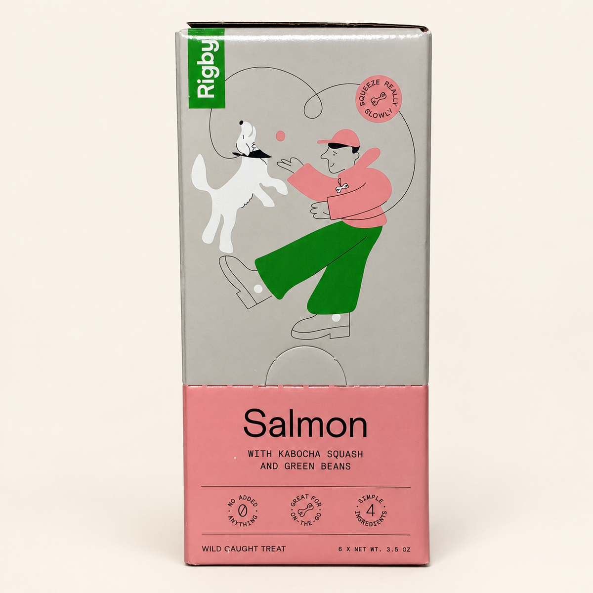 Organic Squeeze Pouches For Dogs - 6 Pack