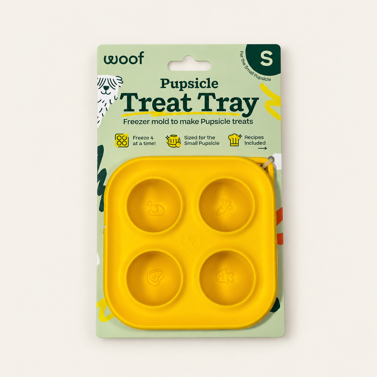 Woof The Pupsicle Treat Tray Mold