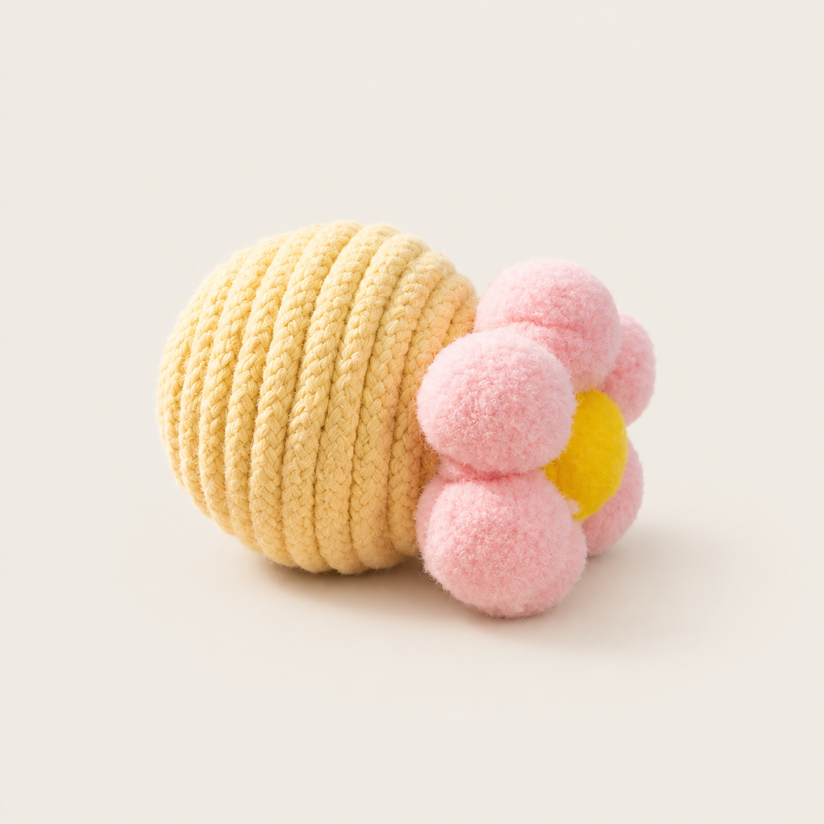 Flower with Bell Interactive Cat Toy Ball