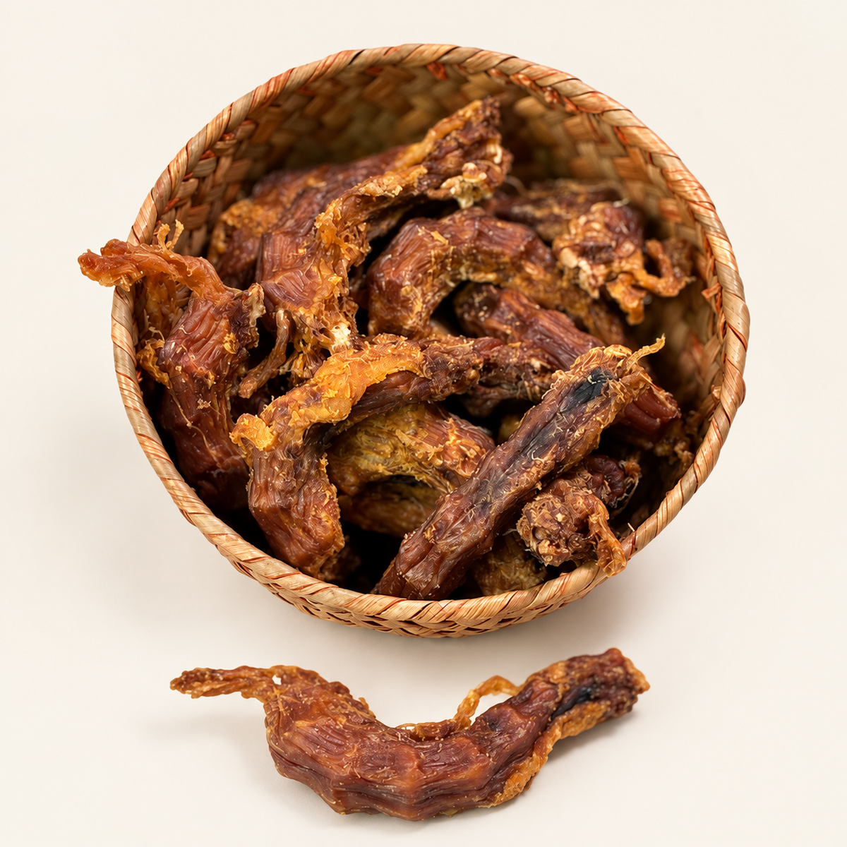 Dried Chicken Neck Dog Chew