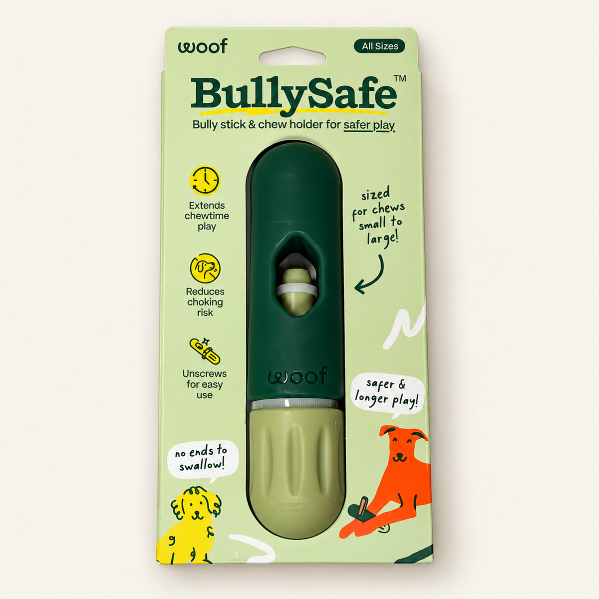 Woof The Bullysafe Dog Chew Accessory