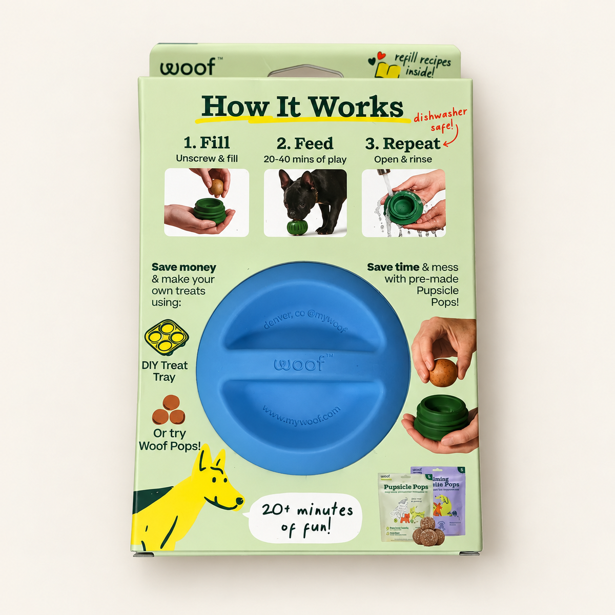 The Pupsicle Dog Enrichment Toy