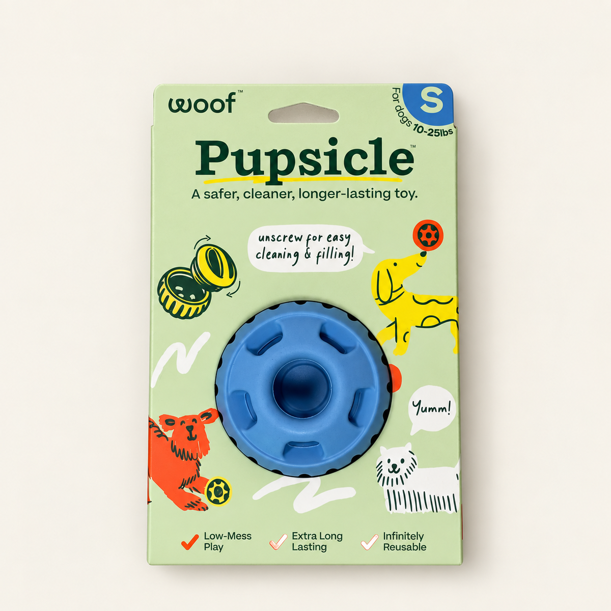 Woof The Pupsicle Dog Enrichment Toy
