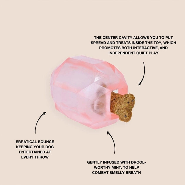 Merci Collective Gem-Shaped Enrichment Treat Holding Toy