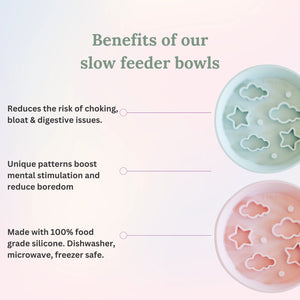 Pet Pawcuterie Board | Emery Pets Star + Cloud Slow Feeder Bowl