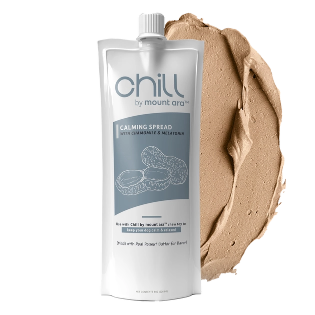 Mount Ara Chill Calming Dog Peanut Butter Squeeze Pouch 8oz