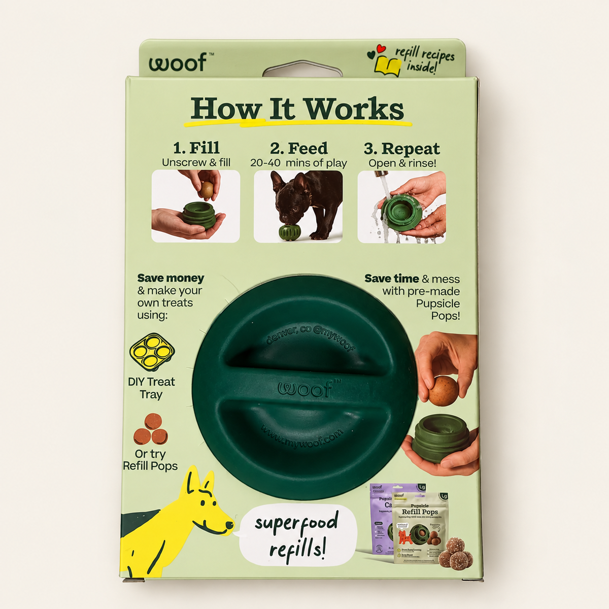 The Pupsicle Dog Enrichment Toy