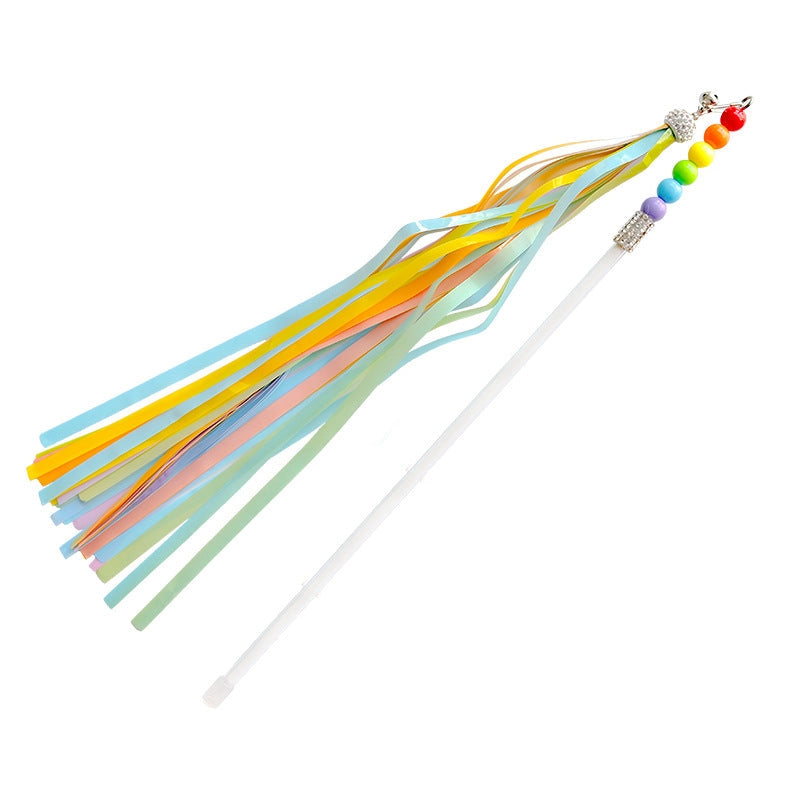 Colorful Tassel Cat Teaser Wand