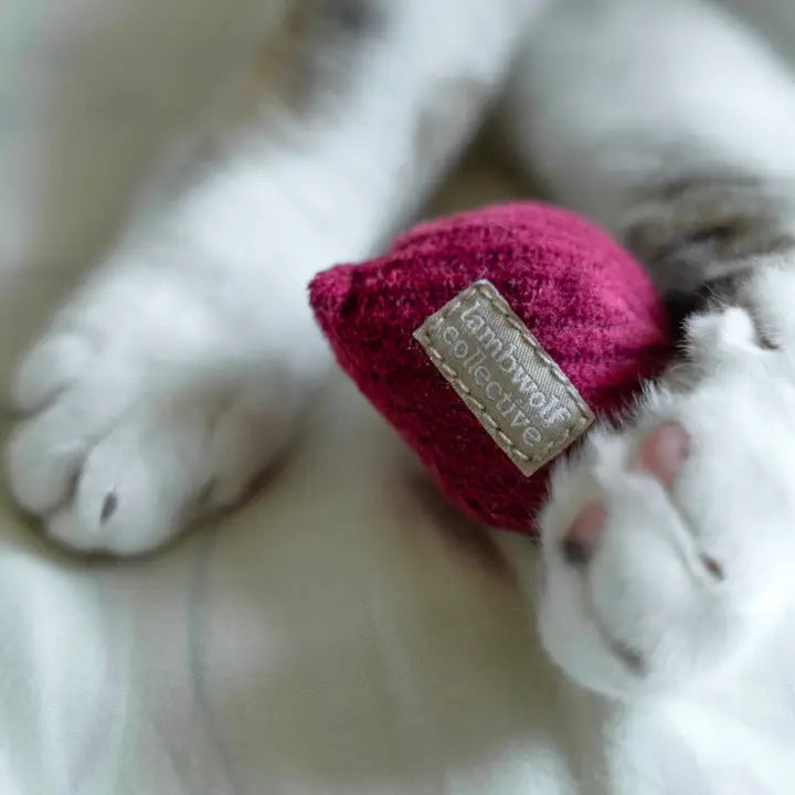 Kitty Radish // XS Beet // Catnip Cat Toy / Lambwolf