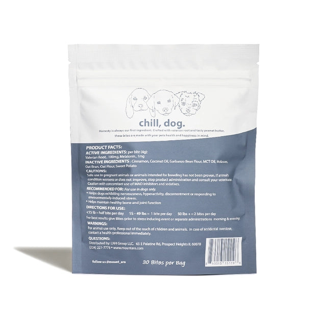 Mount Ara Chill Calming Dog Treats 5oz
