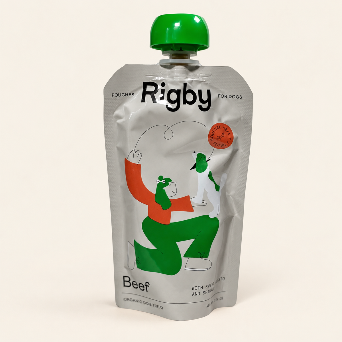 Rigby Organic Squeeze Pouch For Dogs - Single Pouch