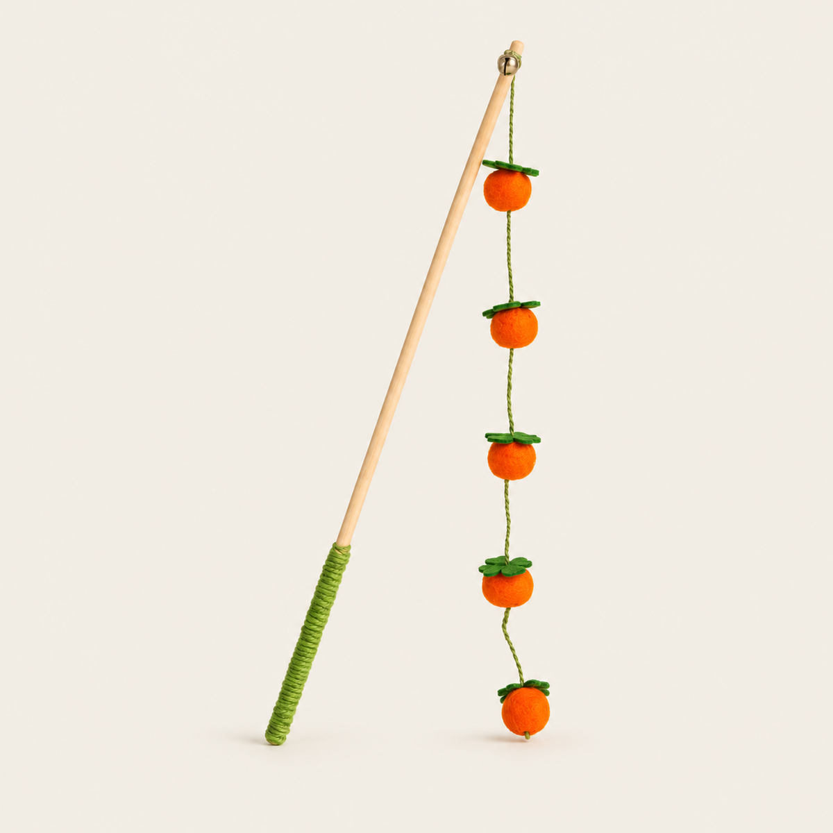 Hanging Pom Cat Teaser Wand