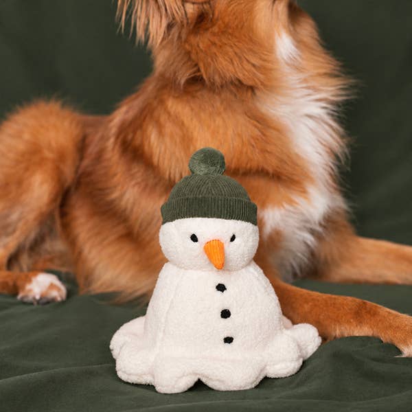 The Melting Snowman Plush Dog Toy