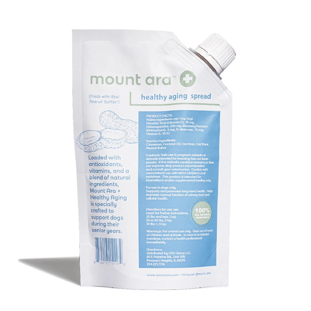 Mount Ara Healthy Peanut Butter For Dogs: Aging Dog