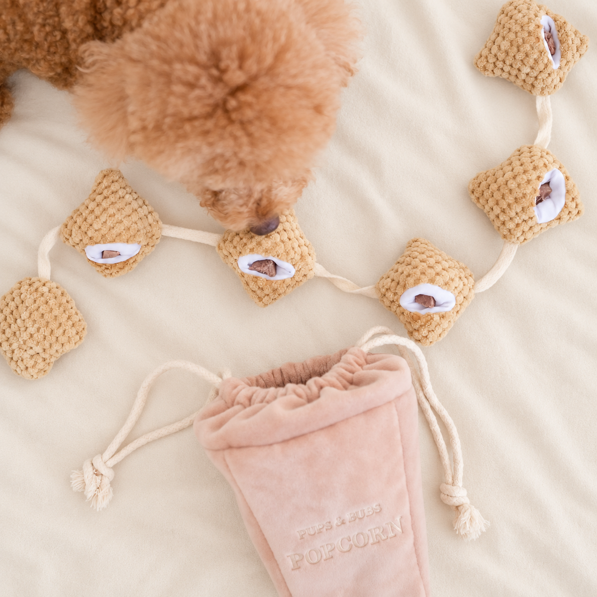 Popcorn Nosework Enrichment Toy