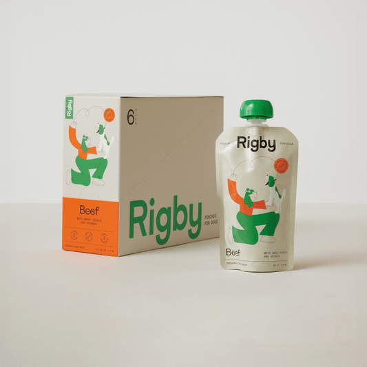Rigby Organic Squeeze Pouch For Dogs - 6 Pack
