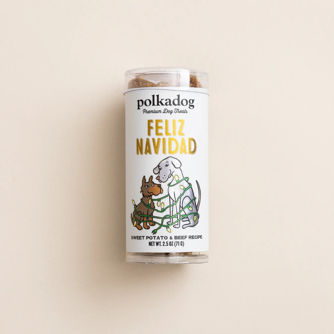 Holiday Mini Tube Soft Dog Treats / PolkaDog