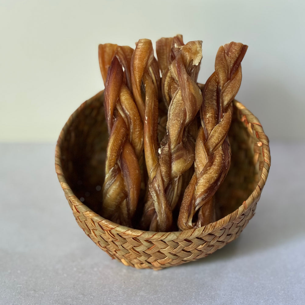 Build-A-Board | Chew Bar | Braided Bully Stick Dog Chew