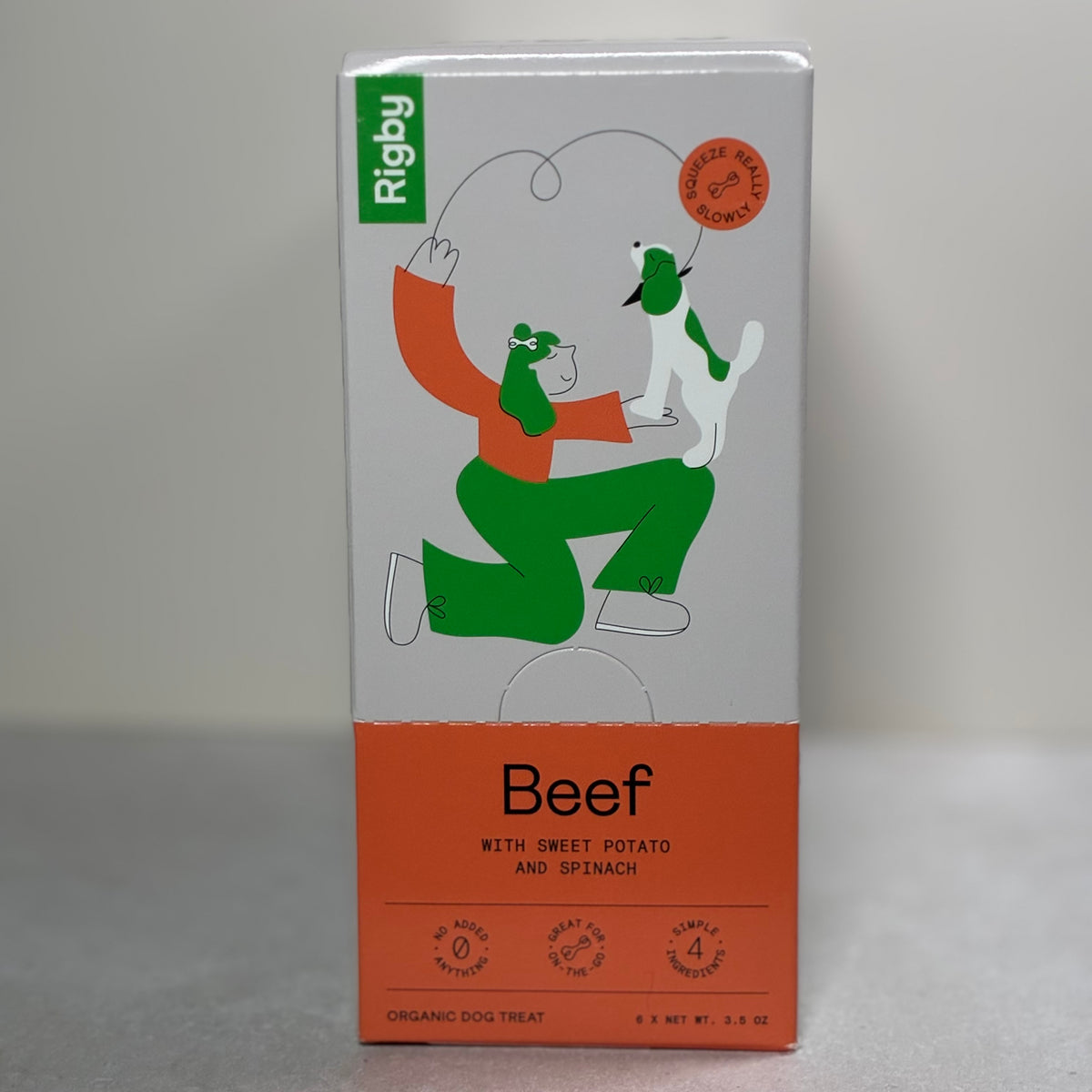 Rigby Organic Squeeze Pouch For Dogs - 6 Pack