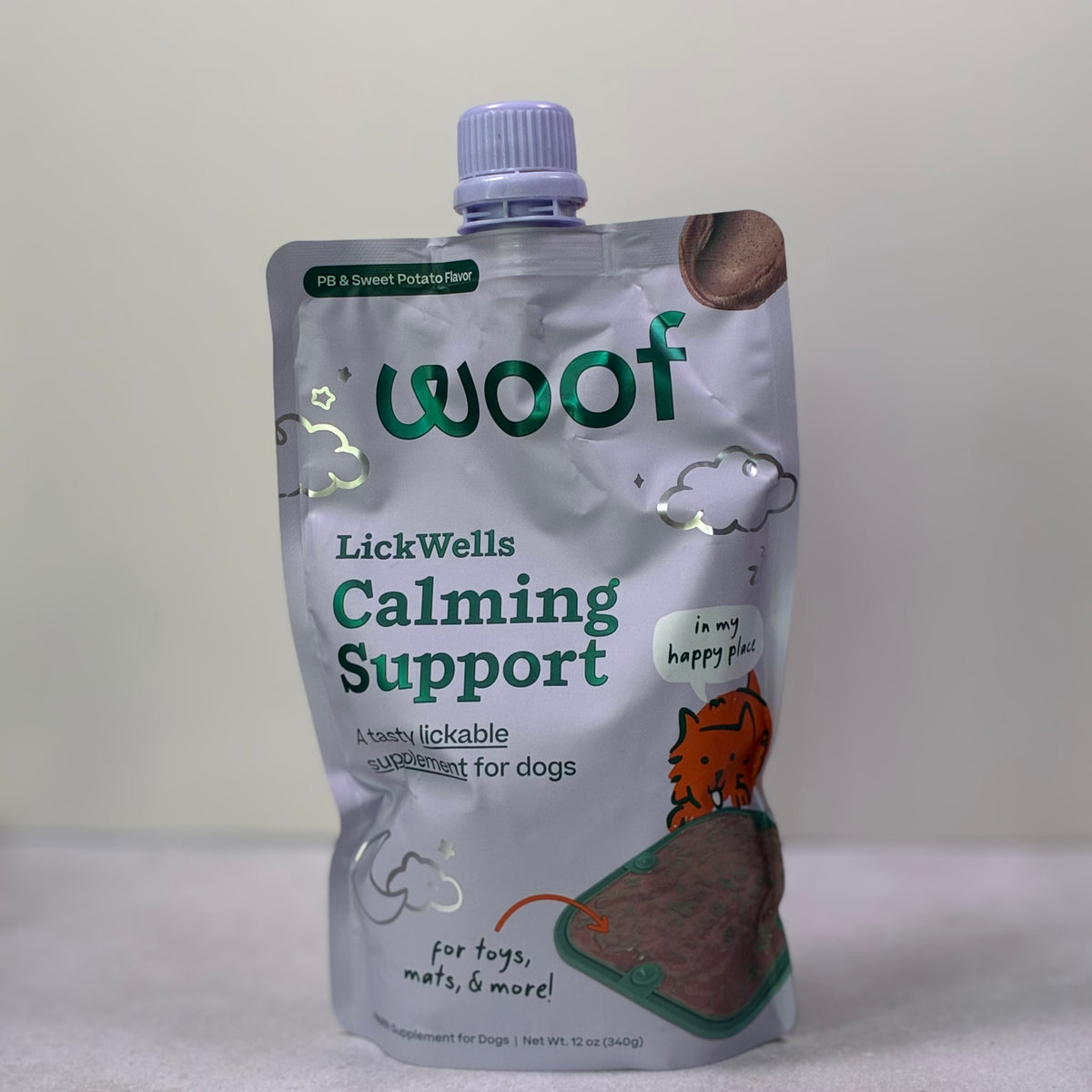 Woof Lickwells Spreadable Dog Treat / Calming Support