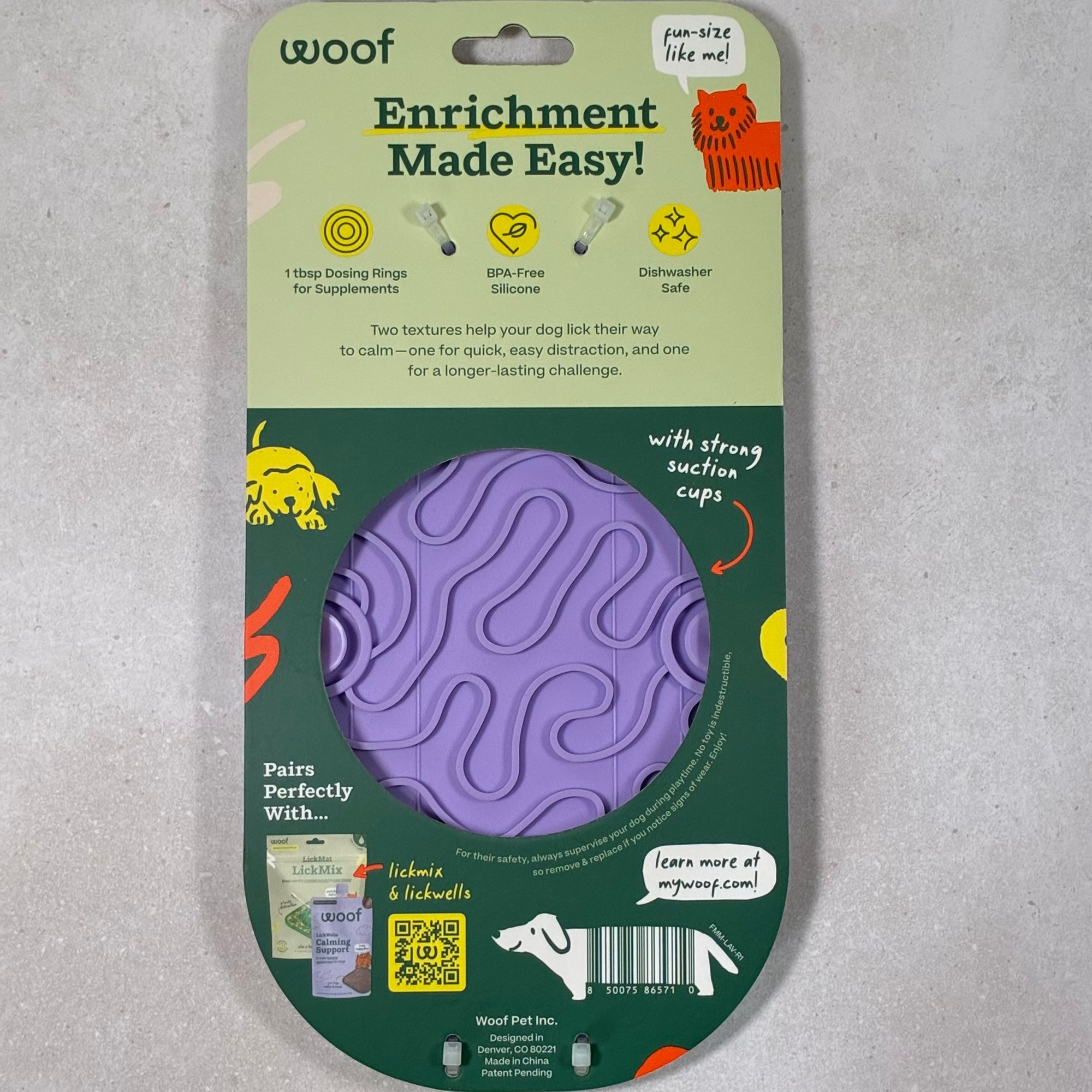 Pet Pawcuterie Board | Woof FlipMat Mini