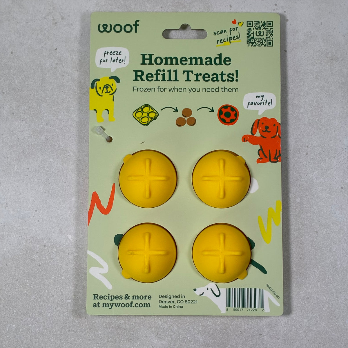 Woof The Pupsicle Treat Tray Mold
