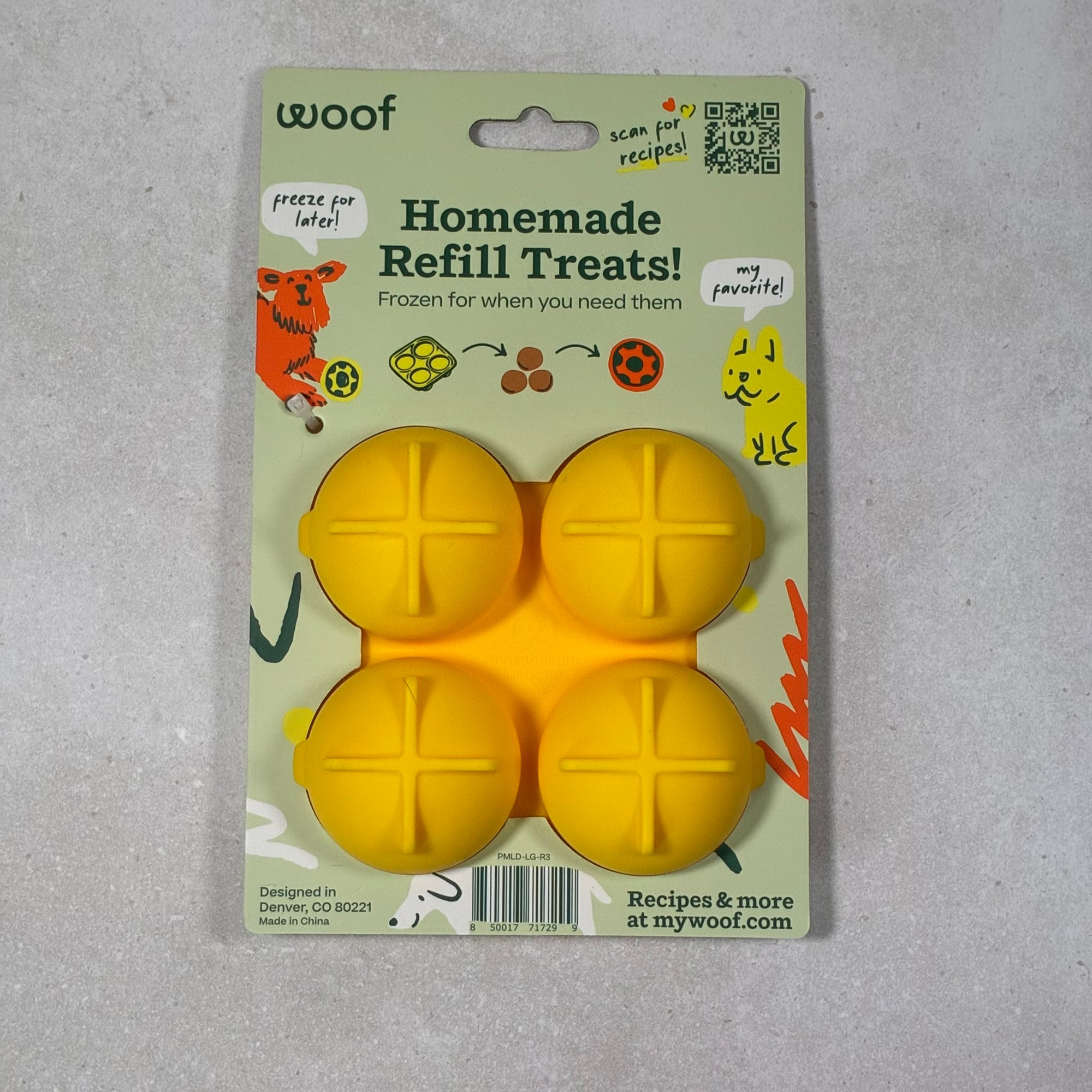 Woof The Pupsicle Treat Tray Mold