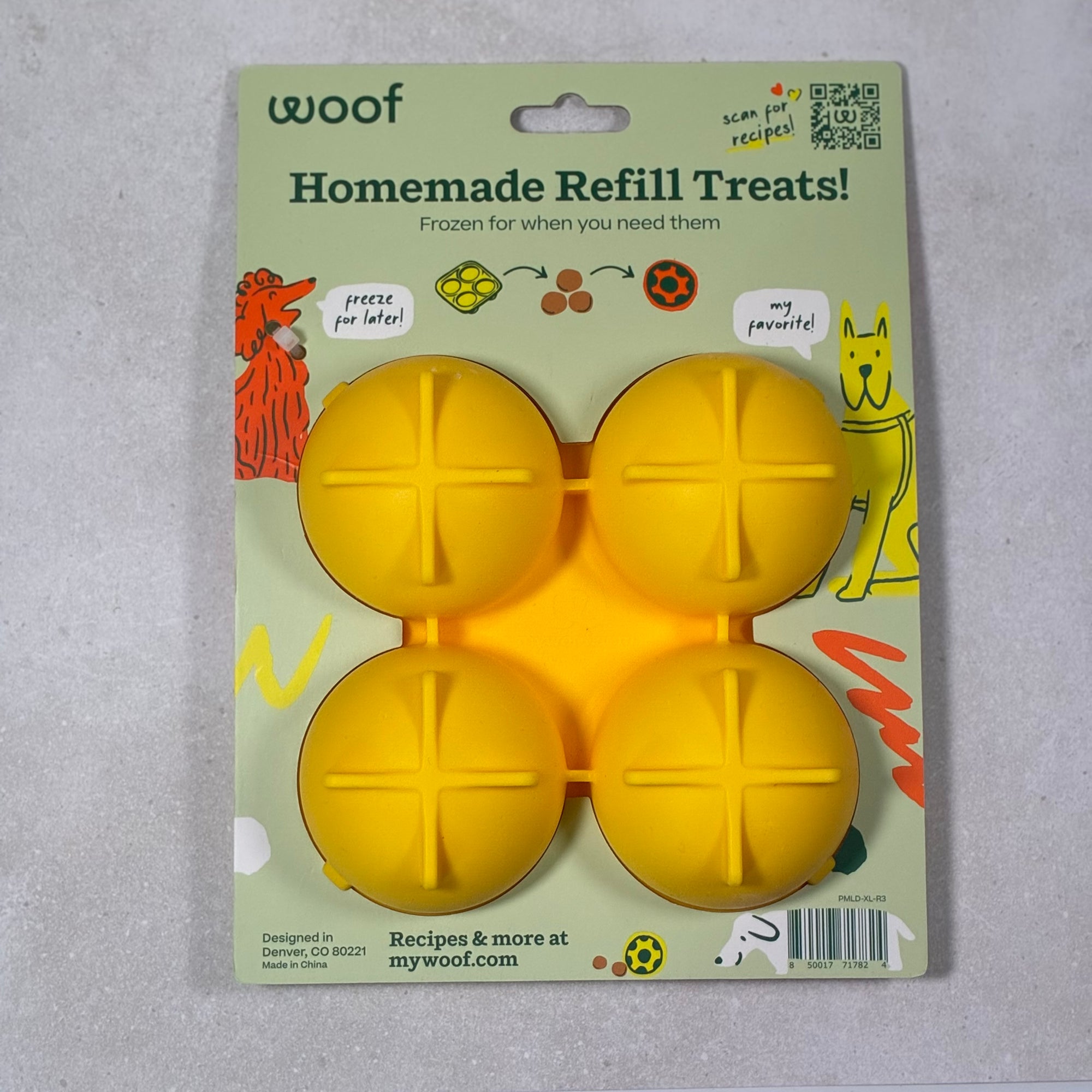 Woof The Pupsicle Treat Tray Mold
