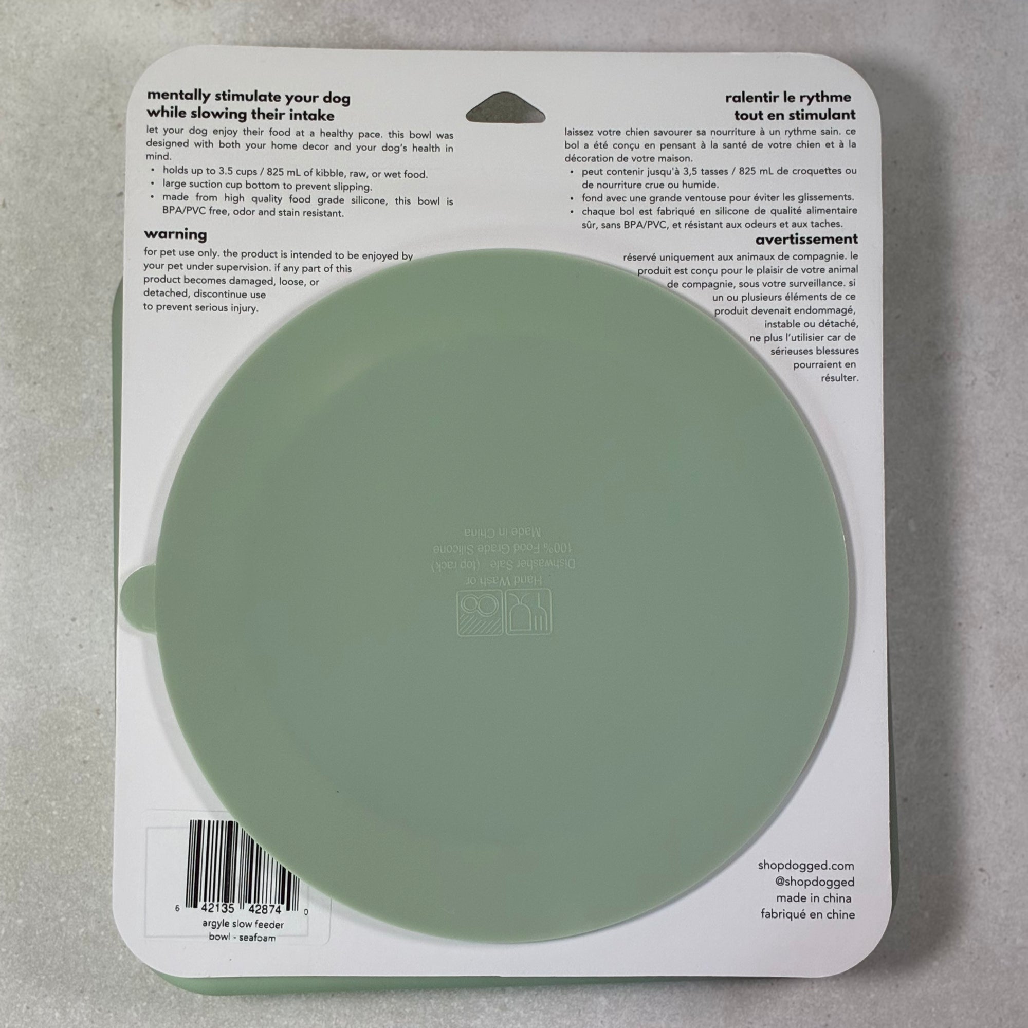 Pet Pawcuterie Board | dogged Argyle Slow Feeder Bowl