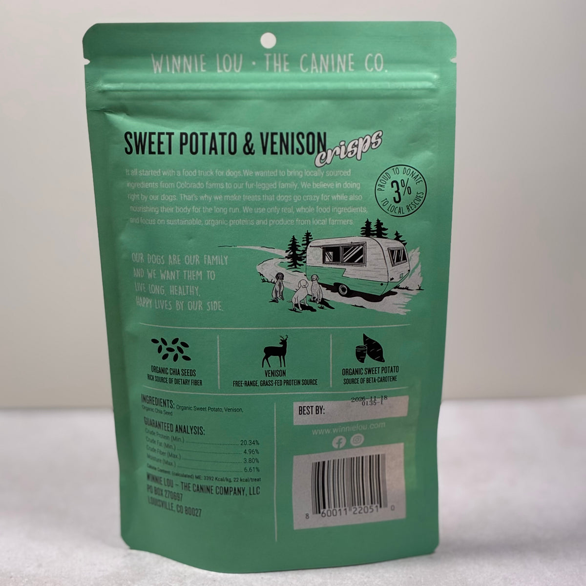 Winnie Lou Packaged Dog Treats