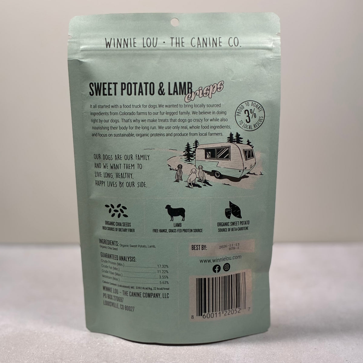Winnie Lou Packaged Dog Treats