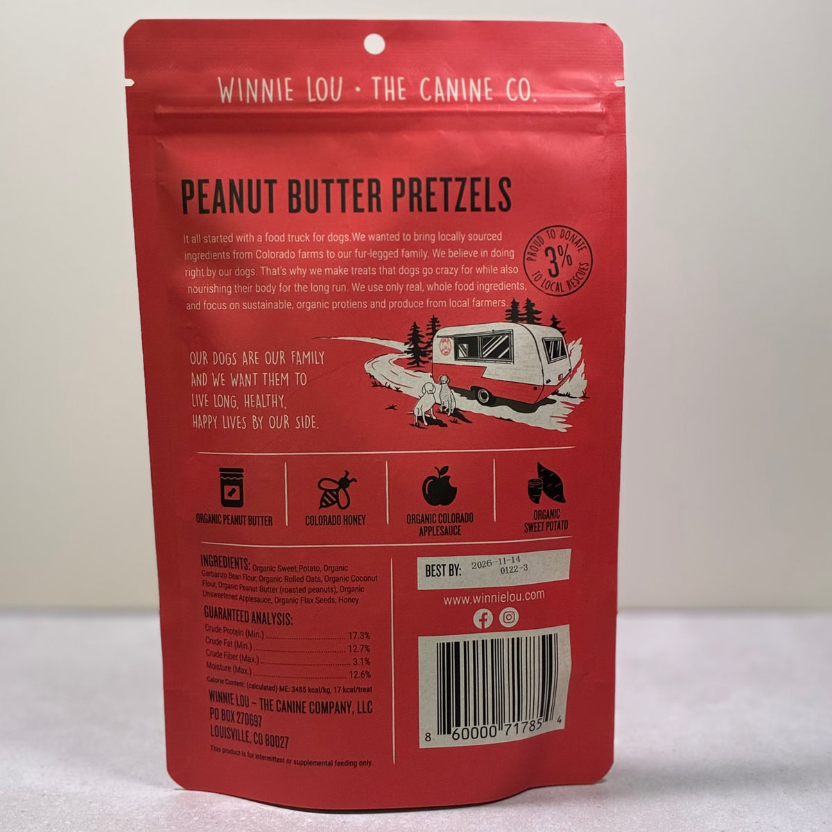 Winnie Lou Packaged Dog Treats