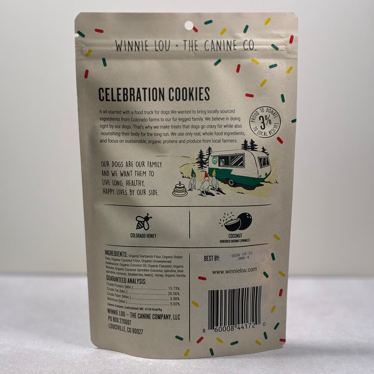 Winnie Lou Packaged Dog Treats