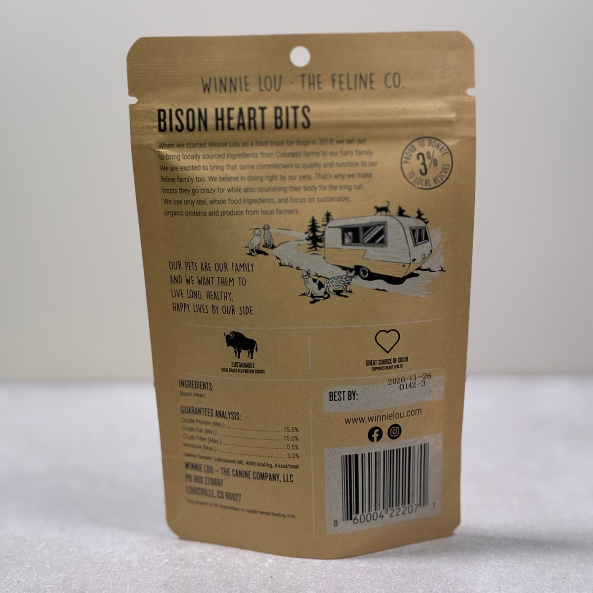 Winnie Lou Packaged Cat Treats 1oz