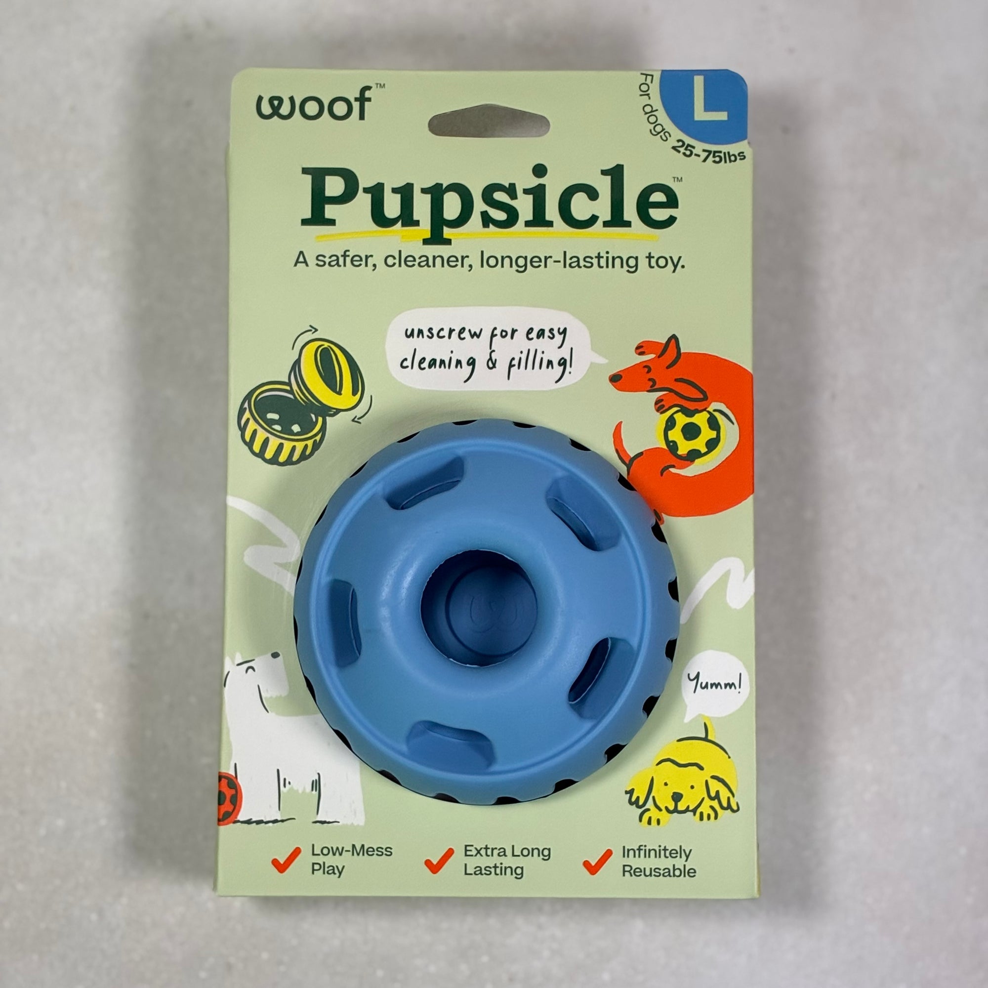 Woof The Pupsicle Dog Enrichment Toy