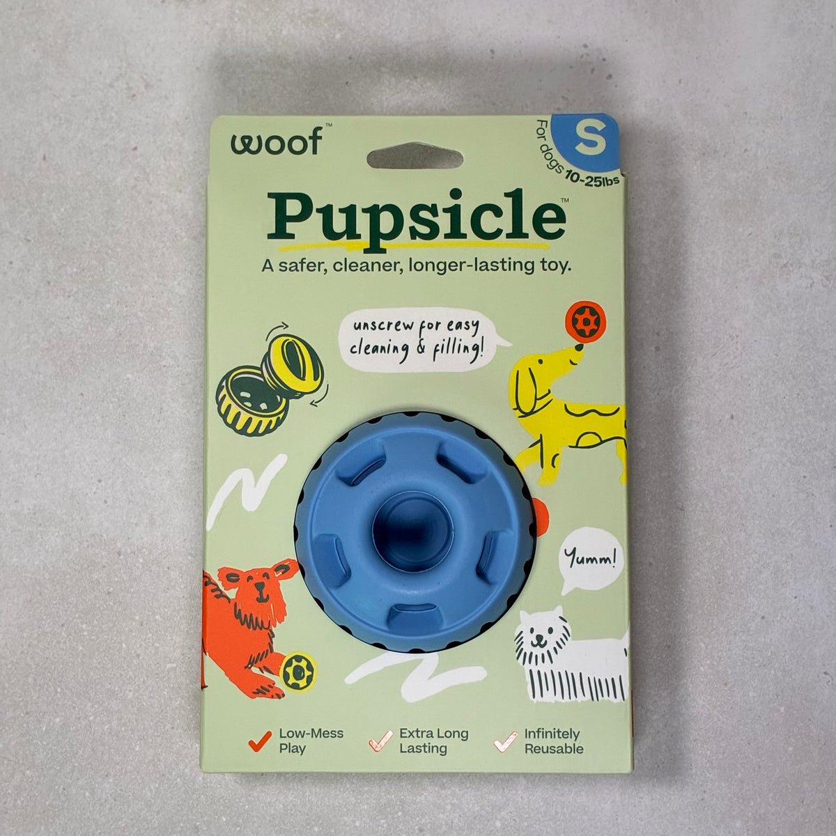 Woof The Pupsicle Dog Enrichment Toy