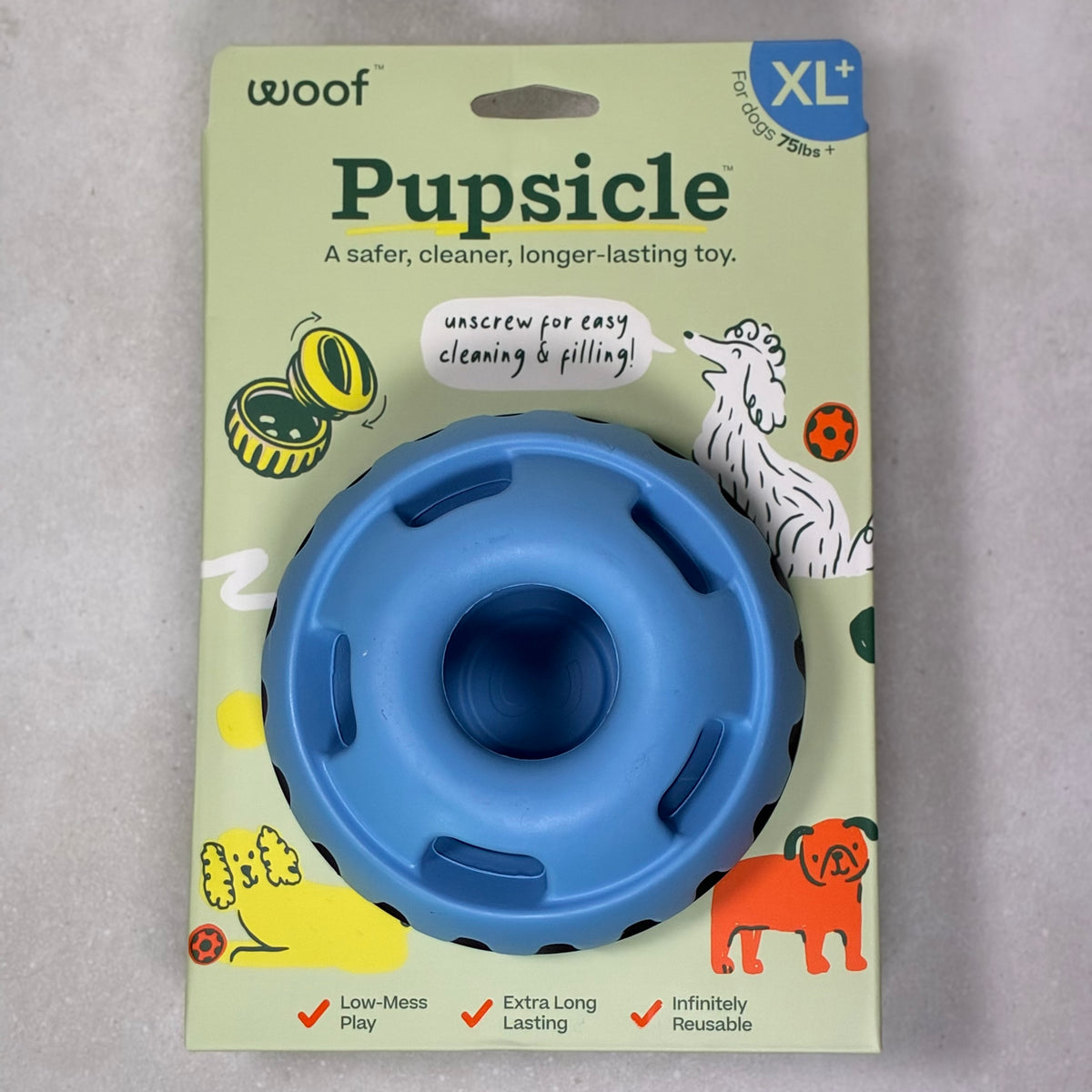 Woof The Pupsicle Dog Enrichment Toy