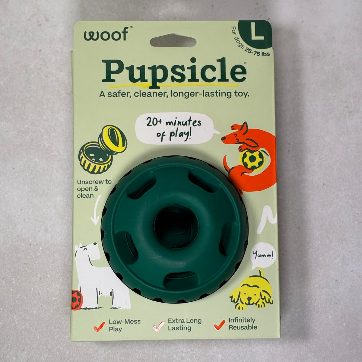 Woof The Pupsicle Dog Enrichment Toy