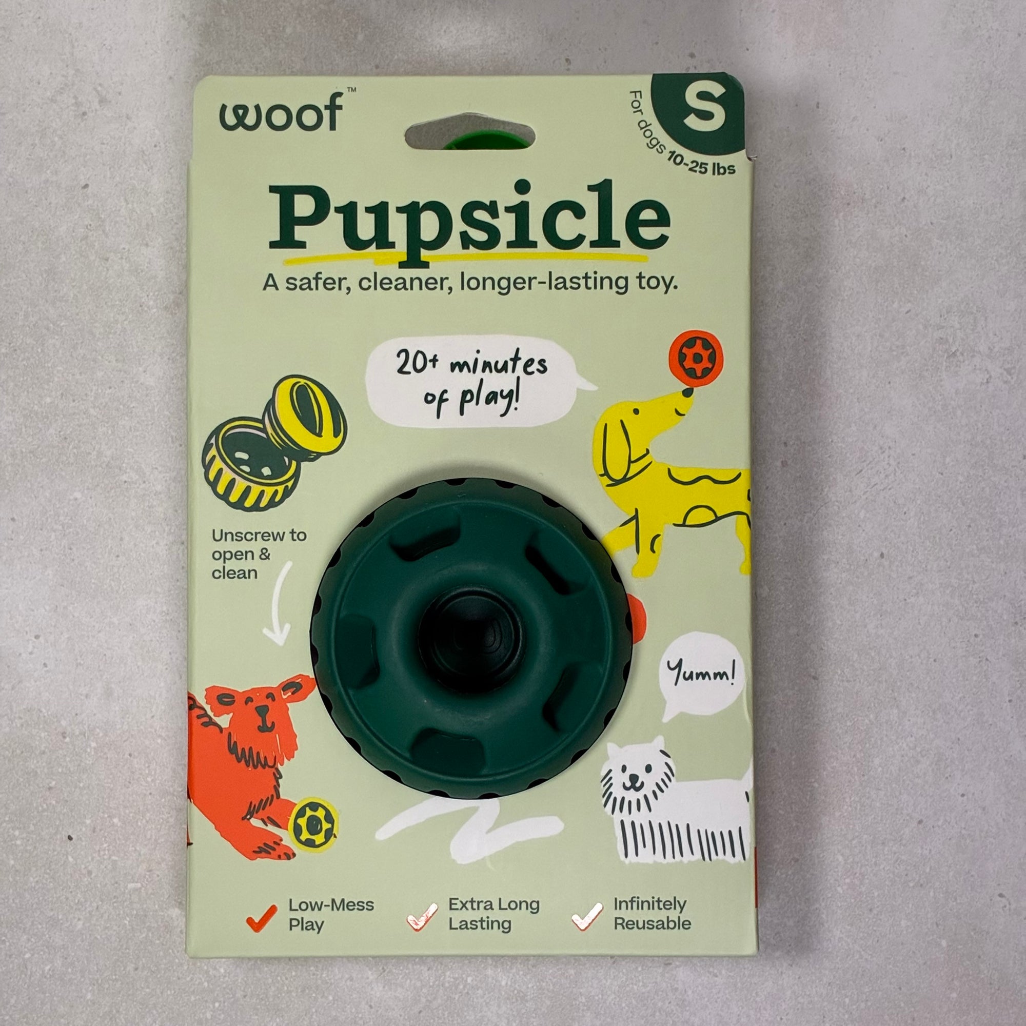 Woof The Pupsicle Dog Enrichment Toy