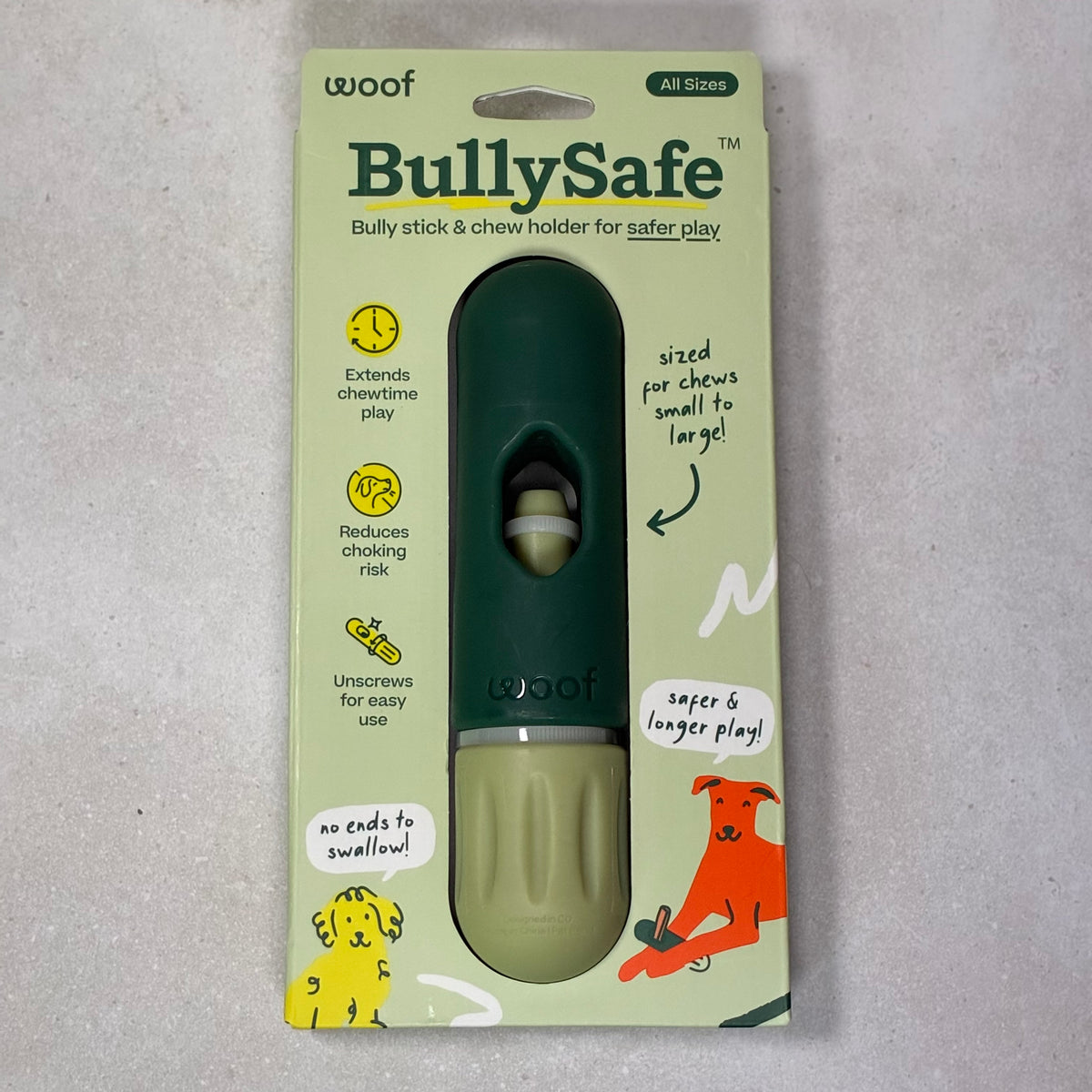 Woof The Bullysafe Dog Chew Accessory