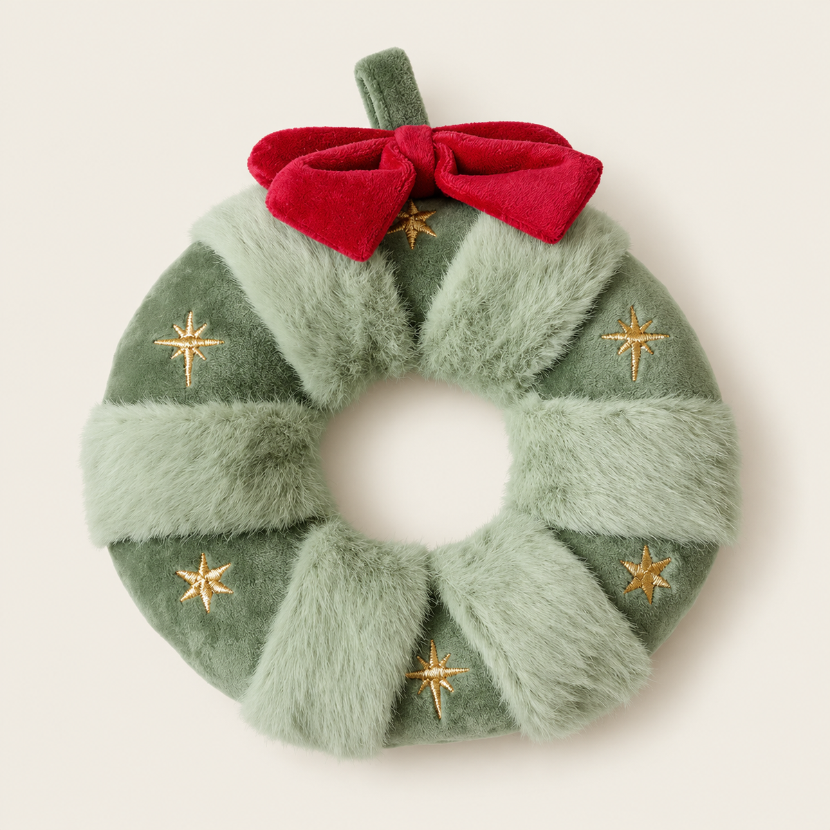 Festive Wreath Nosework Dog Toy