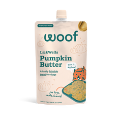 Woof Lickwells Spreadable Dog Treat / Pumpkin Butter