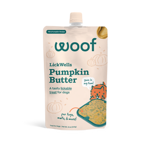 Woof Lickwells Spreadable Dog Treat / Pumpkin Butter