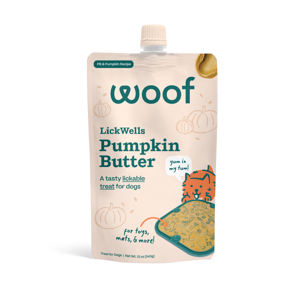 Woof Lickwells Spreadable Dog Treat / Pumpkin Butter