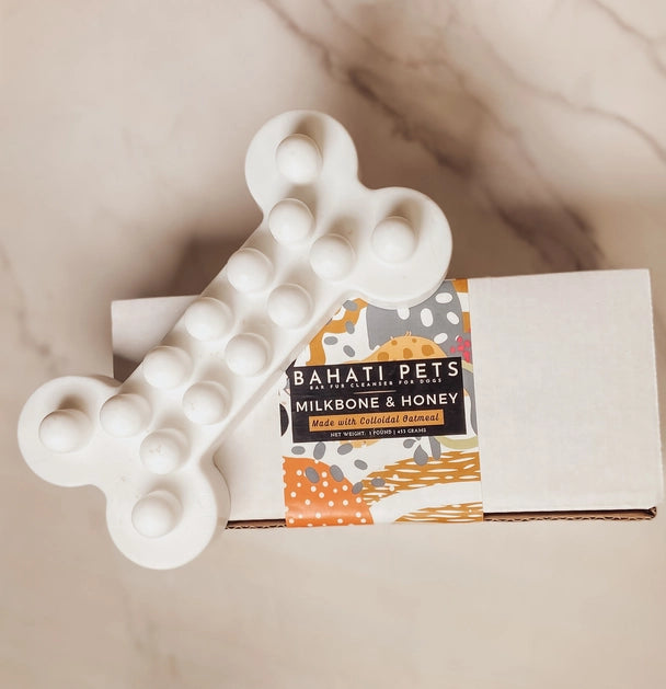 Bahati Pets Soap For Dogs with Massagers