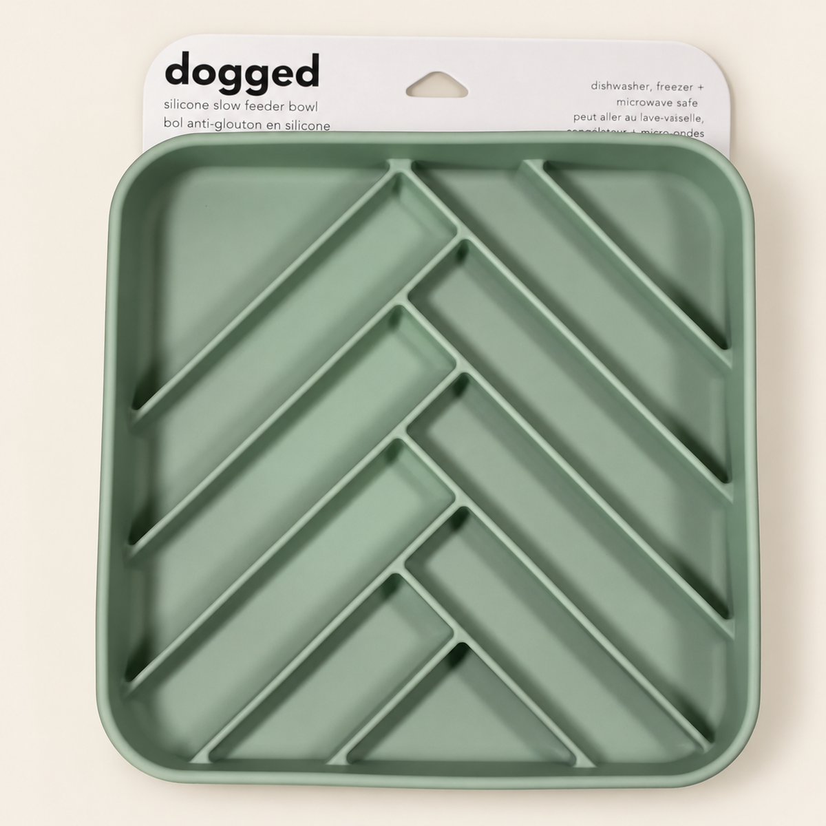 Pet Pawcuterie Board | dogged Chevron Slow Feeder Bowl