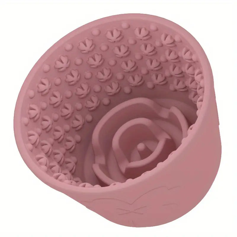 Dog Silicone Slow Feeder Lick Bowl